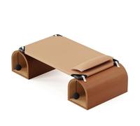HGZLQKD Industrial Bed Cat Tunnel Bed Cat Hammock Pet Lounger Cat House With Elevated Arched Structure And Stable Wooden Pillow Included suitable for living room bedroom cozy corners, Brown