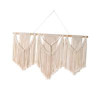 HGZLQKD Large Woven Tapestry Macrame Wall Hanging Tapestry Chic Handmade Tassel Decoration for Party Living Room Apartment Bedroom, Style A