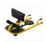 HGZLQKD Leg Exercise Machine Squat Workout Bench Knee Bend Equipment With Adjustable Positions Padded Backrest Rotating Disc Suitable for Home Gym Training