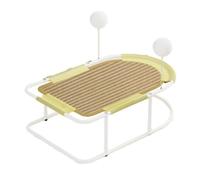 HGZLQKD Low-Profile Pet Bed with Breathable Mesh, Large Iron-frame Pet Bed With Sisal Scratching, Breathable Elevated Design, 61 X 43 X 21 Cm, Beige With Sisal