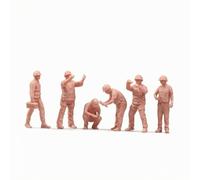 HGZLQKD Maintenance Worker Figurine Miniature Figure Model Statue Sculpture Resin Craft With Standing And Crouching Poses Suitable for model displays diorama, Unpainted Engineering Maintenance Set