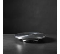HGZLQKD Manual Turntable Pottery Wheel with Aluminum Disc Reflective Cake Decorating Turntable for Sculptors, 20 Cm Diameter