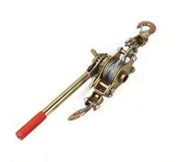 HGZLQKD Manual Wire Rope Tensioner with Double Hooks Ratcheting Ratchet Cable Tensioner Portable Tool for Cargo Securing, Electrical Installation, Fencing,