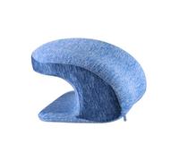 HGZLQKD Memory Foam Neck Support for Office Chair,Headrest Pillow Comfortable Neck Pillow for Travel Car Office for Adults Kids Teens, Blue