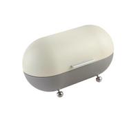 HGZLQKD Metal Bread Box Metal Bread Box Bin Multipurpose Large Capacity Countertop Pastry Kitchen Storage for Home Kitchen Counter, grey
