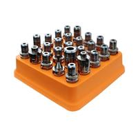 HGZLQKD Milling Storage Organizer with Collet Rack Tray Tool Holder Tiered Step Layout Thickened PP Build Suitable for Workshop Benches Commercial Settings, BT30 Tool Holder Storage Box