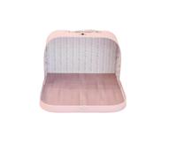 HGZLQKD Miniature Doll Case Front Opening Suitcase Dollhouse Display Box Prop With Paper And Suitable for hobbyists doll photography home decor tabletop display 29.5cm31cm19.5cm