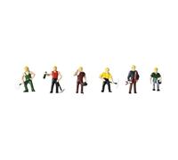 HGZLQKD Miniature Figure Model Figure Worker Figure Construction Figure with Dynamic Poses Realistic Details for Architectural Display Miniature Photography