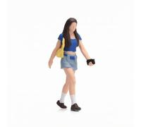 HGZLQKD Miniature Figurine Painted Resin Standing Model Character Doll Statue Solid Design Walking Pose Suitable for Diorama Collection Miniature Display