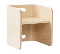 HGZLQKD Montessori Weaning Chair, Children Reading Desk Cube Chair Kids Wooden Furniture for Kids Dining Boys Girl Rooms Playing