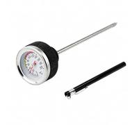 HGZLQKD Motorcycle Engine Oil Temperature Gauge Easy-Reading Analog Oil Temperature Gauge with Dipstick Leak-Resistant for Workshop Servicing, Style C