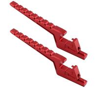 HGZLQKD Motorcycle Passenger Foot Pegs Foot Pedal Extension DIY Modified for Bike Spare Parts, Red