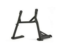 HGZLQKD Motorcycle Support Stand Center Stand Bracket Double With Welded Tube Frame Stable Crossbar Mounting Eyes Metal Suitable for maintenance parking tight garage areas, Low Version