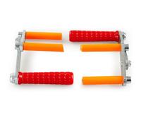 HGZLQKD Panel Lifting Clamp Slab Board Door Carrier Grip Hardware Tool with Manganese Steel and Rubber for Safe Manual Handling Suitable for Renovation Jobs delivery site Moves