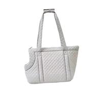 HGZLQKD Pet Carrier for Cats Portable Pet Bag Comfortable Outdoor Warm Travel Use Small Dog Bag Quilted Pet Purse for Puppy Small Dog, Gray