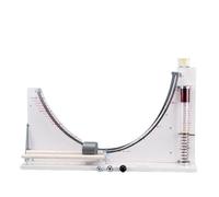 HGZLQKD Physics Demonstrator Mechanical Energy Conservation Apparatus Parallel Track System Educational Model With Metal Panel Printed Markings Release