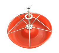 HGZLQKD Piglet Feeder, Piglet Food Trough, Round Baby Pig Feeder, Reuseable,Portable Piglet Food Tray,Livestock feed Bowl for Cattle