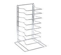 HGZLQKD Pizza Rack Shelf Organizing Party Multipurpose Storage Hotel Pizza Stand Cooling Rack, 8 Tier