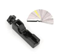 HGZLQKD Plug Clearance Adjustment Tool Manual Tool Easy to Use for Roadside Emergency, Black, with Feeler Gauge