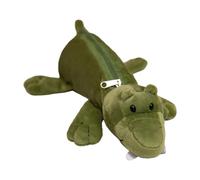 HGZLQKD Plush Pencil Case Pen Bag Cute School Supplies Novelty Stationery Organizer Cartoon Pencil Bag Students Pencils Pouch, Crocodile