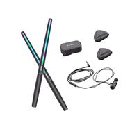 HGZLQKD Portable Air Drum Set Practice Accessories Air Electronic Drumstick Pocket Size for Performace, with pedals