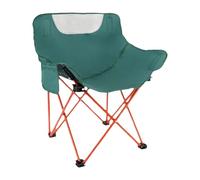 HGZLQKD Portable Camping Chair Moon Chair Non Slip with Pocket Sketching Chairs Folded Chairs for Garden Picnic Fishing Lawn Sports, Green