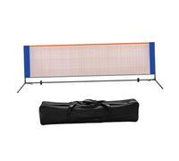 HGZLQKD Portable Pickleball Net System with Metal Frame Stand Movable including Carrying Bag for Public Playground Driveways Garages, 3.1m