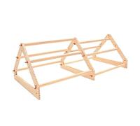 HGZLQKD Premium Wooden Bird Perch Stand for Large Avian Pets - Elevated Roosting for Feathered Friends