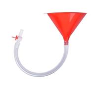 HGZLQKD Professional Beer Bong Funnel with Adjustable Valve - Leakproof Drinking Game Kit for Parties (Includes Food-Grade Tube, 8" Funnel Diameter) - Perfect for College/Stag/Hen Parties