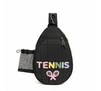 HGZLQKD Profile Tennis Crossbody Bag Sporty Embroidered Design, Compact, for Active Days, Active Days
