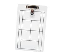 HGZLQKD PVC Tennis Game Demonstration Board with Erasable Pen for Match Coaching Lightweight Multifunctional Double Sided