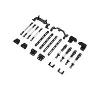 HGZLQKD RC Car Axle Rod Aluminum Alloy Upgrade Replace High Performance Accessory RC Car Part for 1/12 MN82Pro MN82T Crawler Vehicles, black