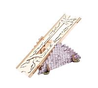 HGZLQKD RC Crawler Bridge Climbing Course Prop DIY Accessories Sturdy Steep Slope Roadblock for 1/24 1/18 Scale Vehicles Crawler, The Seesaw