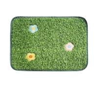 HGZLQKD Realistic Artificial Turf Grass Rug, color to 1, S【46 36cm】 | Easy to Clean, Artificial Grass Mat, Washable, for Indoor, puppy