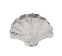 HGZLQKD Ribbed Flower Holder | Reflective Silver Finish, Aluminum Vase, Modern Vase, for Bedroom, Mantel, M