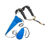 HGZLQKD Saxophone Strap PU Leather Sax Strap Double Shoulder Sax Harness for Alto Soprano Tenor