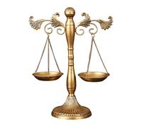 HGZLQKD Scale Jewelry Display Tray Jewelry Storage Cosmetic Organizer Centerpiece Stand for Office Graduation Judges Law Students, 35cmx17cmx45.5cm