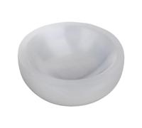 HGZLQKD Selenite Bowl Decor DIY Craft Creative Jewelry Bowl Stone Holder for Countertop Housewarming Desktop Birthday Centerpiece, Round