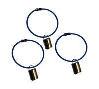 HGZLQKD Set of 3 Collars with Bells for Grazing, Noisy Sheep Collars with Bells for Livestock, Active Goats, Sheep And Pets, L