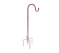 HGZLQKD Shepherds Hook Garden Planter Hook Bird Feeder Pole 5 Prong Base for Patios Flower Pot, 80cm height