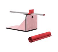 HGZLQKD Sit and Reach Tester with Scale Exercise Compact Sit up Bar Multifunctional Accurate Testing Ligament Measuring Instrument, Pink