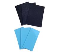 HGZLQKD Snowboard Shin Pads, Professional Thinkened 2 Sizes High Performance Snowboard Shin Guard Cushion Foam Pads Protectors, 6pcs