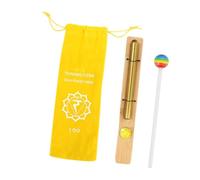 HGZLQKD Solo Bell Chime Meditation Chime Percussion Instrument Portable Musical Instrument Wind Chimes for Teachers Children Meditation, Yellow