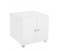HGZLQKD Steel Filing Cabinet Enclosed Storage Cabinet Cold Rolled Steel Structure Mobile Casters Smooth Painted Surface With Metal Accessories Suitable for, Height 600mm X Width 600mm X Depth 600mm