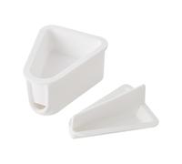 HGZLQKD Sushi Onigiri Mould Kit, Triangle Rice Ball Maker for Sushi Making, Rice Mold with Press Lid & Flip-Release Box, Easy to Use & Clean,Microwave Portable Bento Box for DIY Sushi (Style B)