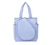 HGZLQKD Tennis Tote Bag Badminton Bag Water Resistant Tennis Carry Handbag Racquet Sports Backpack for Gifts Beginner Women Gym, Blue
