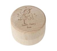 HGZLQKD Tooth Fairy Box First Collection Memorial Box Portable Multipurpose Tooth Container Case Tooth Holder for Baby Shower Baby, Style A