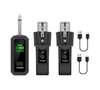 HGZLQKD Transmitter-receiver XLR Adapter System, Universal Adapter, XLR System for Dynamic Electric Bass, 1 for 2