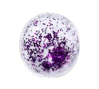 HGZLQKD Transparent Inflatable Ball with Glitter Lightweight Glitter Pool Ball Deflatable Toy for Outdoor Games
