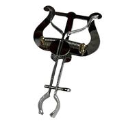 HGZLQKD Trumpet Music Sheet Clip Portable Lightweight Practical Easy to Install Instrument Accessories Trumpet Marching Lyre Clamp, Silver